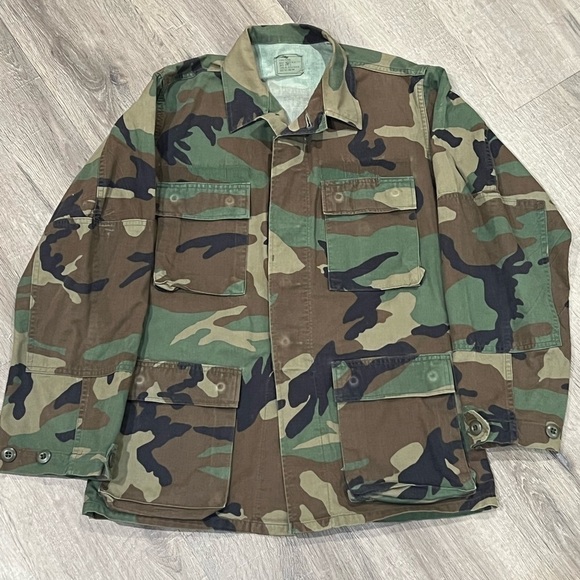 Men’s XS Genuine USMC Marine Corps Vietnam Woodland Camo VTG US Forces Loadout - Picture 2 of 8